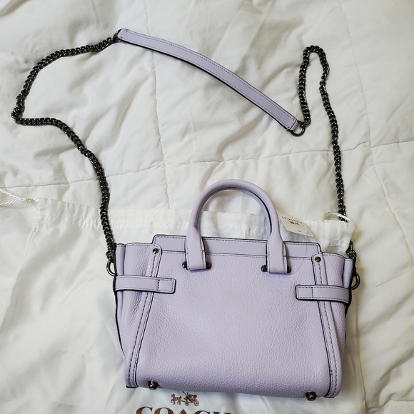 NWT COACH x Arianna Grande Kiti Swagger 20 lilac - Picture 5 of 16